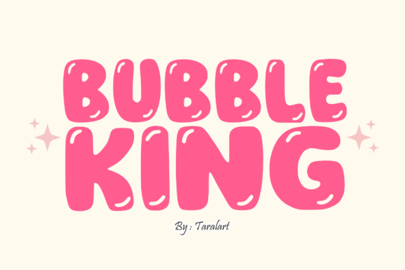 Bubble King: Your Go-To Font for Lively Children's Designs