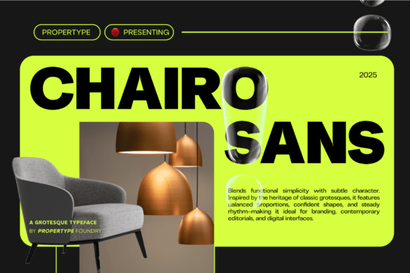 Chairo Sans: A Modern Serif with Timeless Character