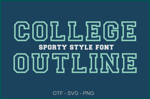 College Outline: A Modern Take on Varsity Style