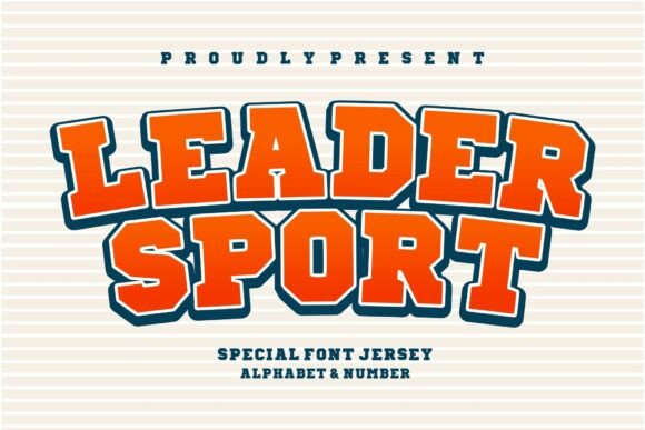 Command the Field with the Leader Sport Typeface