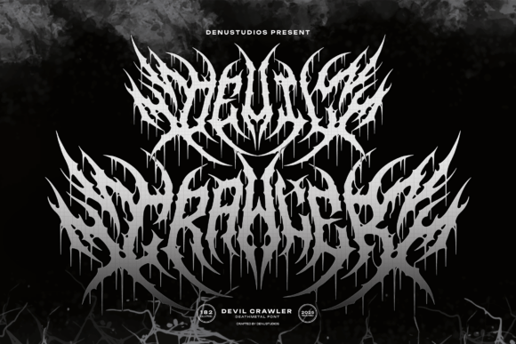 Devil Crawler: The Brutal Typeface for Extreme Branding