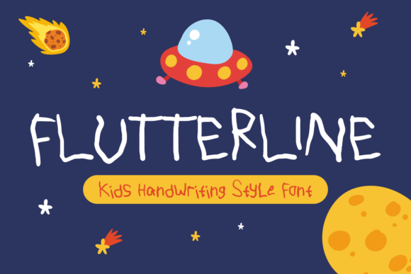 Flutter Line: A Typeface with Childlike Wonder