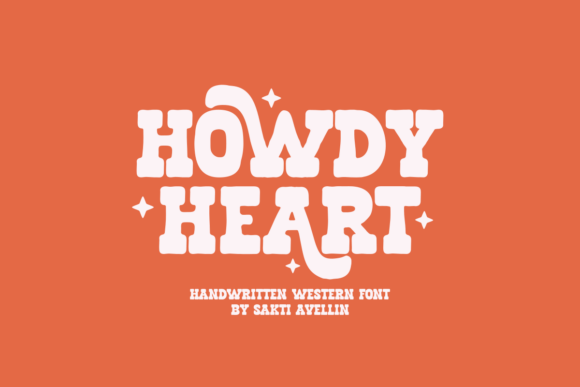 Howdy Heart: A Western Typeface with Retro Charm