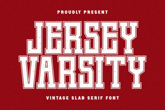 Jersey Varsity: The Bold Slab Serif for Athletic Branding