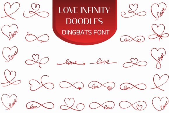 Love Infinity Doodles: Your Go-To Font for Playful Branding