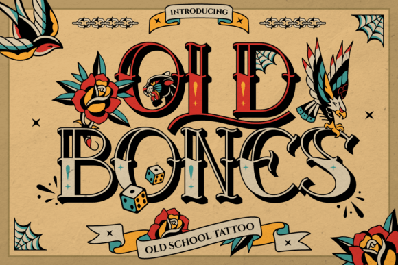 Old Bones: A Typeface Rooted in Tattoo Tradition