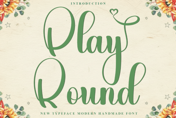 Play Round: A Typeface That Captures Holiday Magic