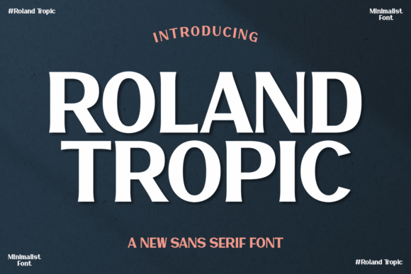 Roland Tropic: A Fresh Take on Modern Sans-Serif Design