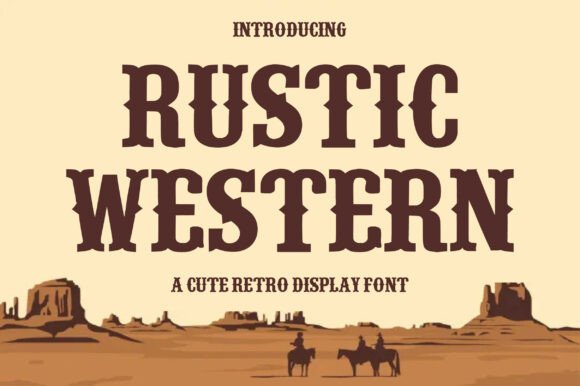 Rustic Western: A Bold Typeface for Authentic Branding