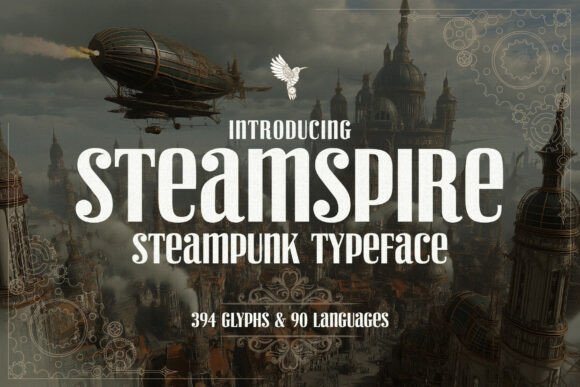 Steamspire: Where Mechanical Grandeur Meets Serif Sophistication