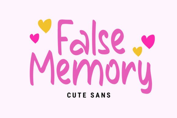 The Psychology of False Memory in Typography