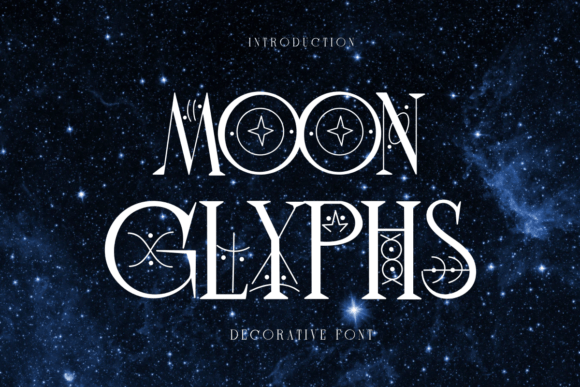 Unveiling Moon Glyphs: The Celestial Font for Enchanted Designs