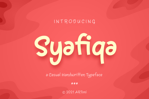 Why Syafiqa Is the Handwritten Font Your Brand Needs